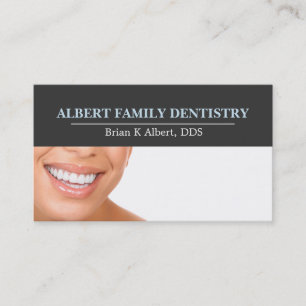 Dentist Dental Dentistry Doctor Smile Business Card