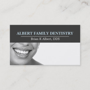 Dentist Dental Dentistry Doctor Smile Business Card