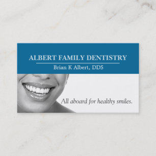 Dentist Dental Dentistry Doctor Smile Business Card