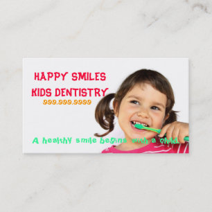 Dentist Dental Dentistry Doctor Smile Business Card