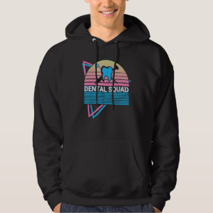 Dentist Dental Dentistry Retro Dental Squad Hoodie