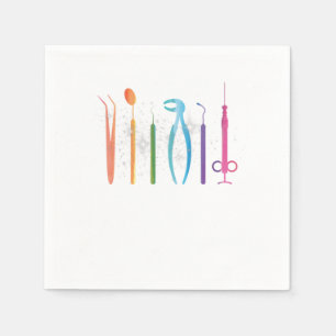 Dentist Dental Dentistry Tooth Teeth Doctor Gift Napkin