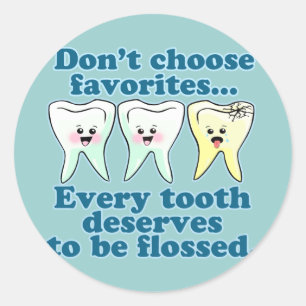 Dentist Dental Hygienist Dentistry Classic Round Sticker