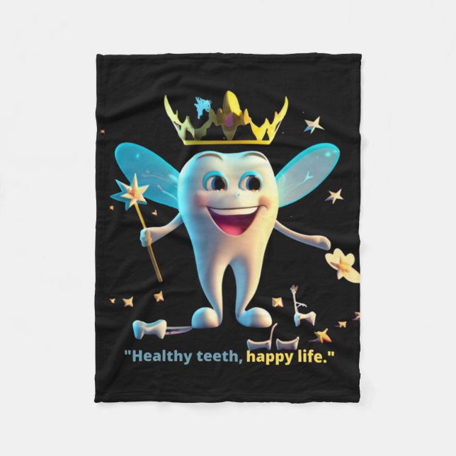 Dentist dental nursre.   fleece blanket (Front)