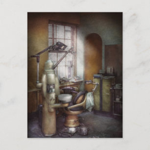 Dentist - Dental Office circa 1940's Postcard