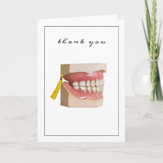 Dentist Dental School Thank You Card