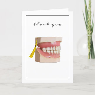 Dentist Dental School Thank You Card