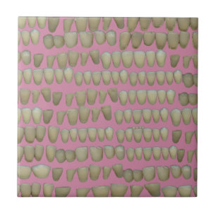 DENTIST DENTISTRY ORTHODONTICS ROTTEN TEETH MOUTH TILE
