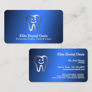 Dentist Elite Dental Business Card