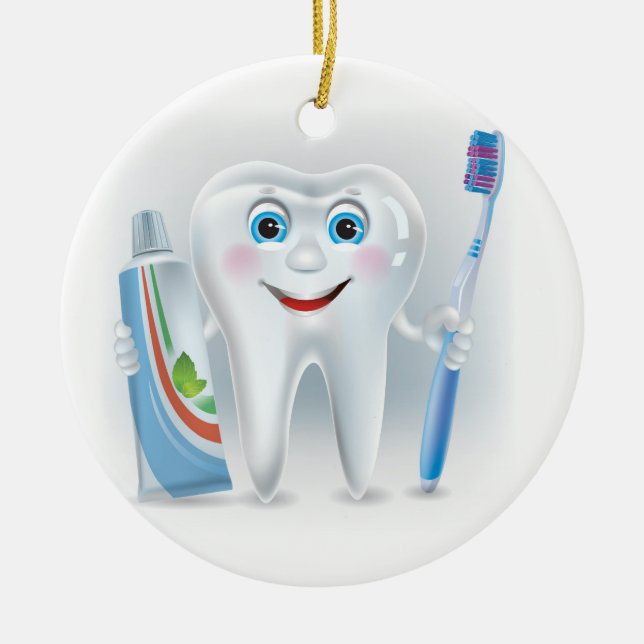 Dentist - From the Dentist - SRF Ceramic Tree Decoration (Front)