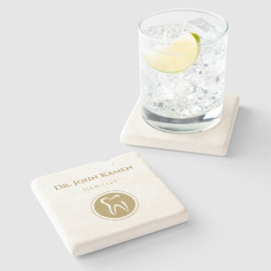 Dentist Gold Stone Coaster