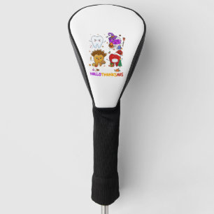 Dentist Happy Hallothanksma Halloween Thanksgiving Golf Head Cover