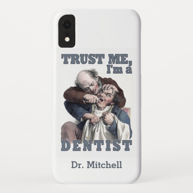 DENTIST humour custom name cases (Back)