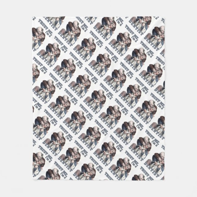 DENTIST humour fleece blankets (Front)