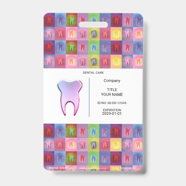 Dentist ID Badge (Front)