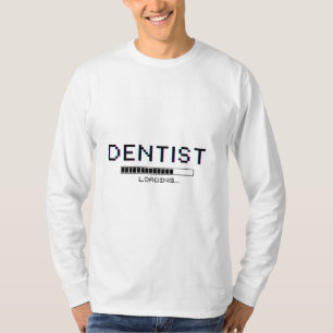 Dentist Loading Glitch Pixel Humor T-Shirt
