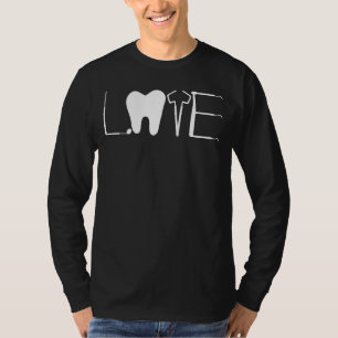 Dentist Love Dental Assistant Tooth Squad Cute Tee