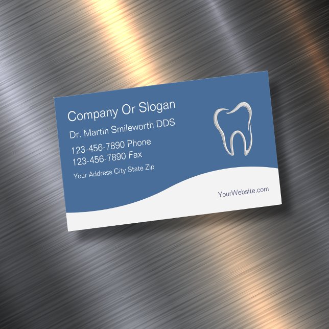 Dentist Magnetic Business Card (Creator Uploaded)