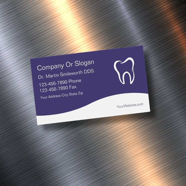 Dentist Magnetic Business Card (Creator Uploaded)