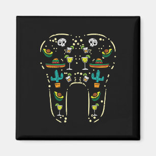 Dentist Mexico Cinco De Mayo Mexican Independence Magnet