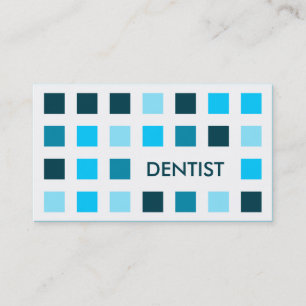 DENTIST (mod squares) Business Card