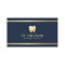 Dentist Modern Gold Stripe Navy Blue Dental Office