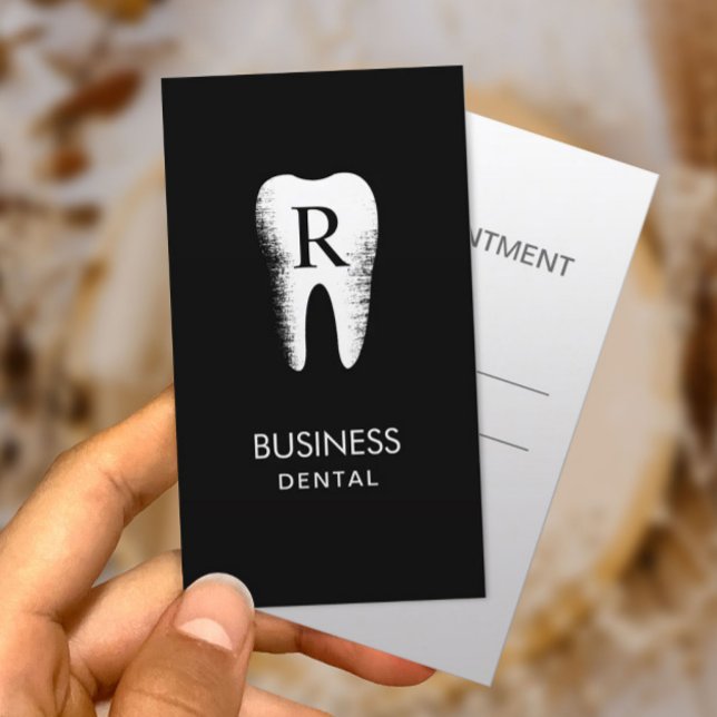 Dentist Monogram Initial Tooth Dental Appointment (Creator Uploaded)