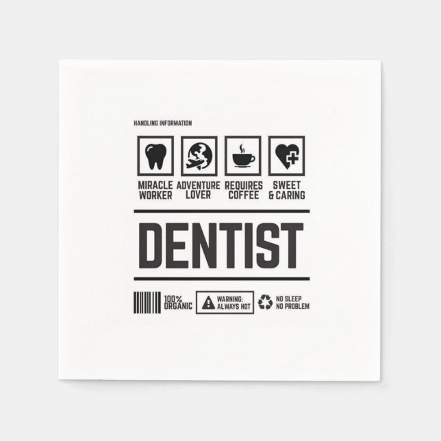 dentist napkin (Front)