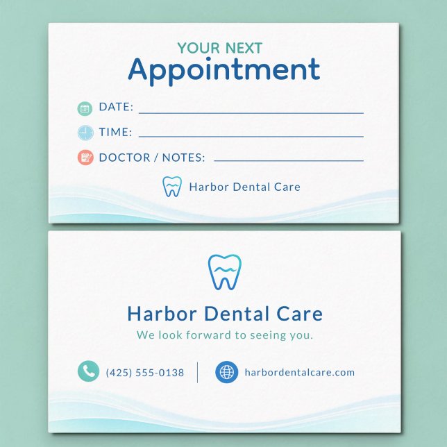 Dentist Office Appointment Reminder Card (Creator Uploaded)
