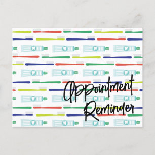 Dentist Office Appointment Reminder Postcard