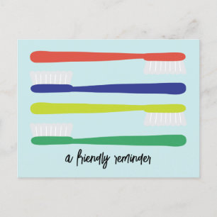 Dentist Office Appointment Reminder Postcard