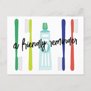 Dentist Office Appointment Reminder Postcard