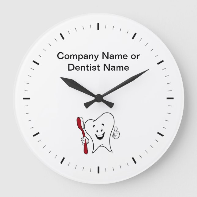 Dentist Office Company Logo Clocks (Front)