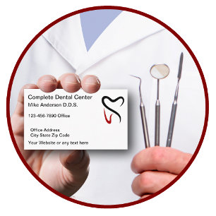Dentist Office Custom Business Cards Template