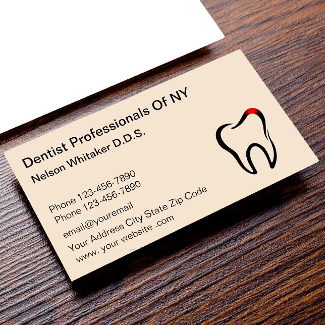 Dentist Office Dental Professionals Business Card (Creator Uploaded)