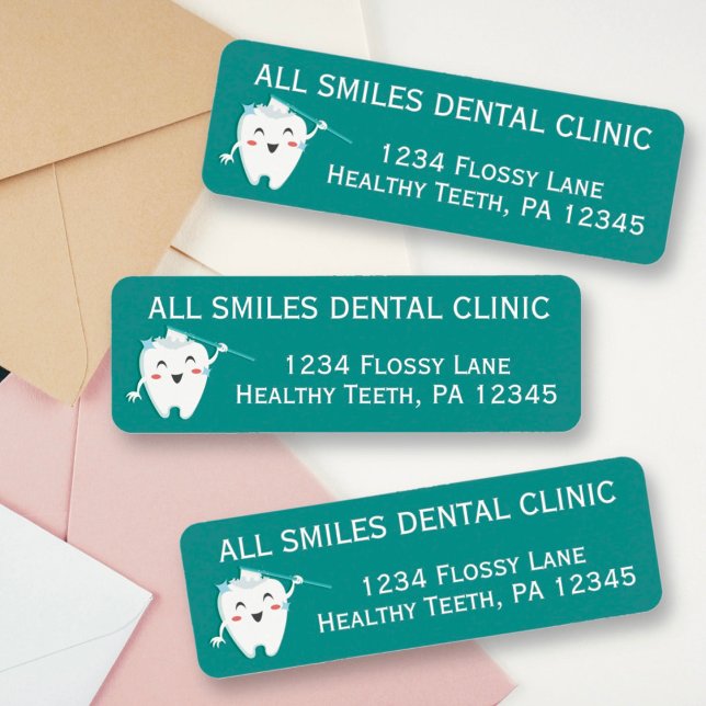 Dentist Office Return Address Labels (Creator Uploaded)