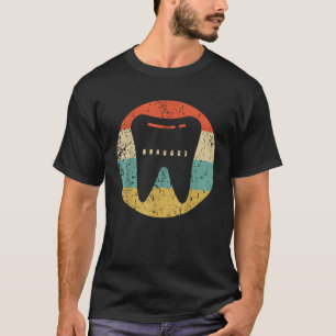 Dentist Orthodontist Retro Tooth T-Shirt