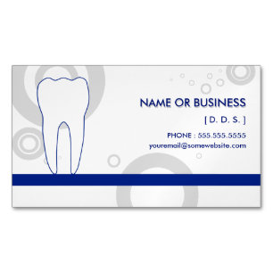 Dentist Os Magnetic Business Card