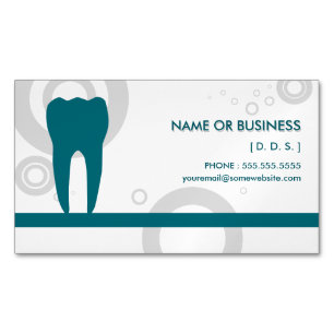 Dentist Os Magnetic Business Card