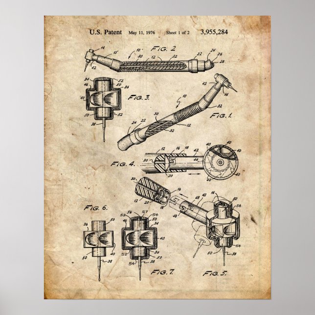Dentist Patent Poster (Front)