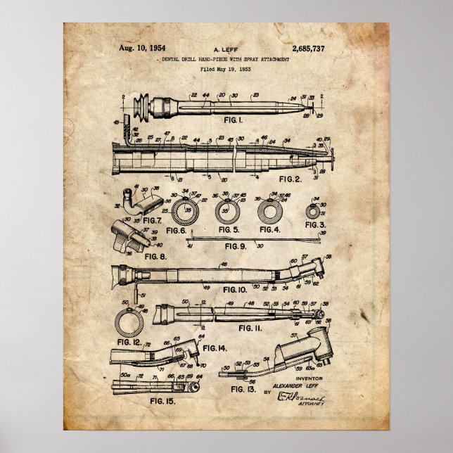 Dentist Patent Poster (Front)