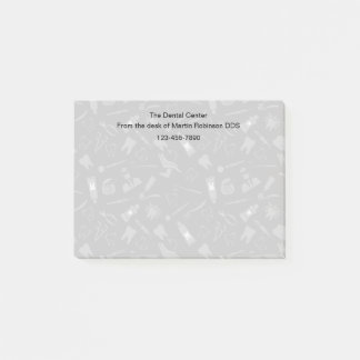 Dentist Pattern Office Sticky Notes