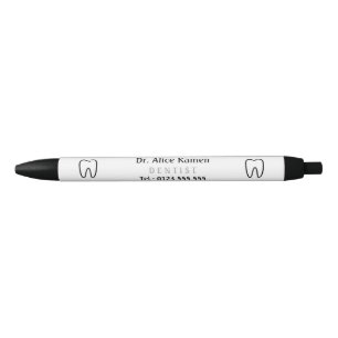 Dentist Personalizable Black Ink Pen