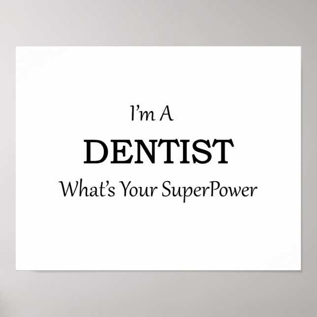 DENTIST POSTER (Front)