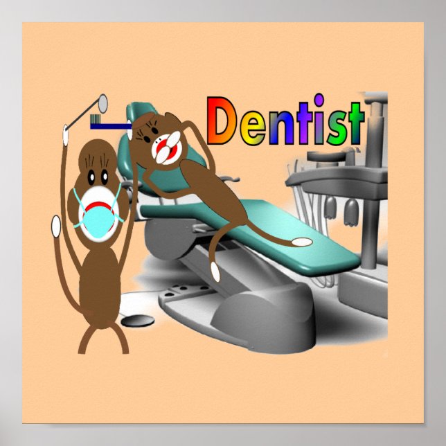 Dentist Poster Customisable--Unique Gift (Front)