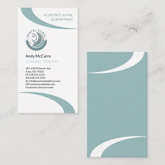 Dentist | Professional Business Card (Front/Back)