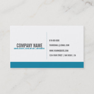 Dentist Referral Business Card