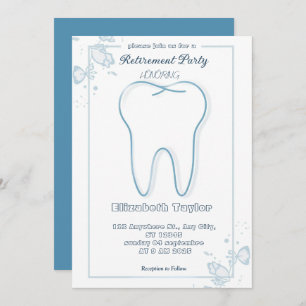 Dentist retirement invitation -Thank You Dentist