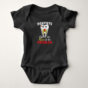 Dentist Root Canal - Tooth Cavity Pun Baby Bodysuit