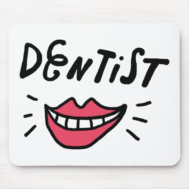 Dentist Smile Mouse Pad (Front)